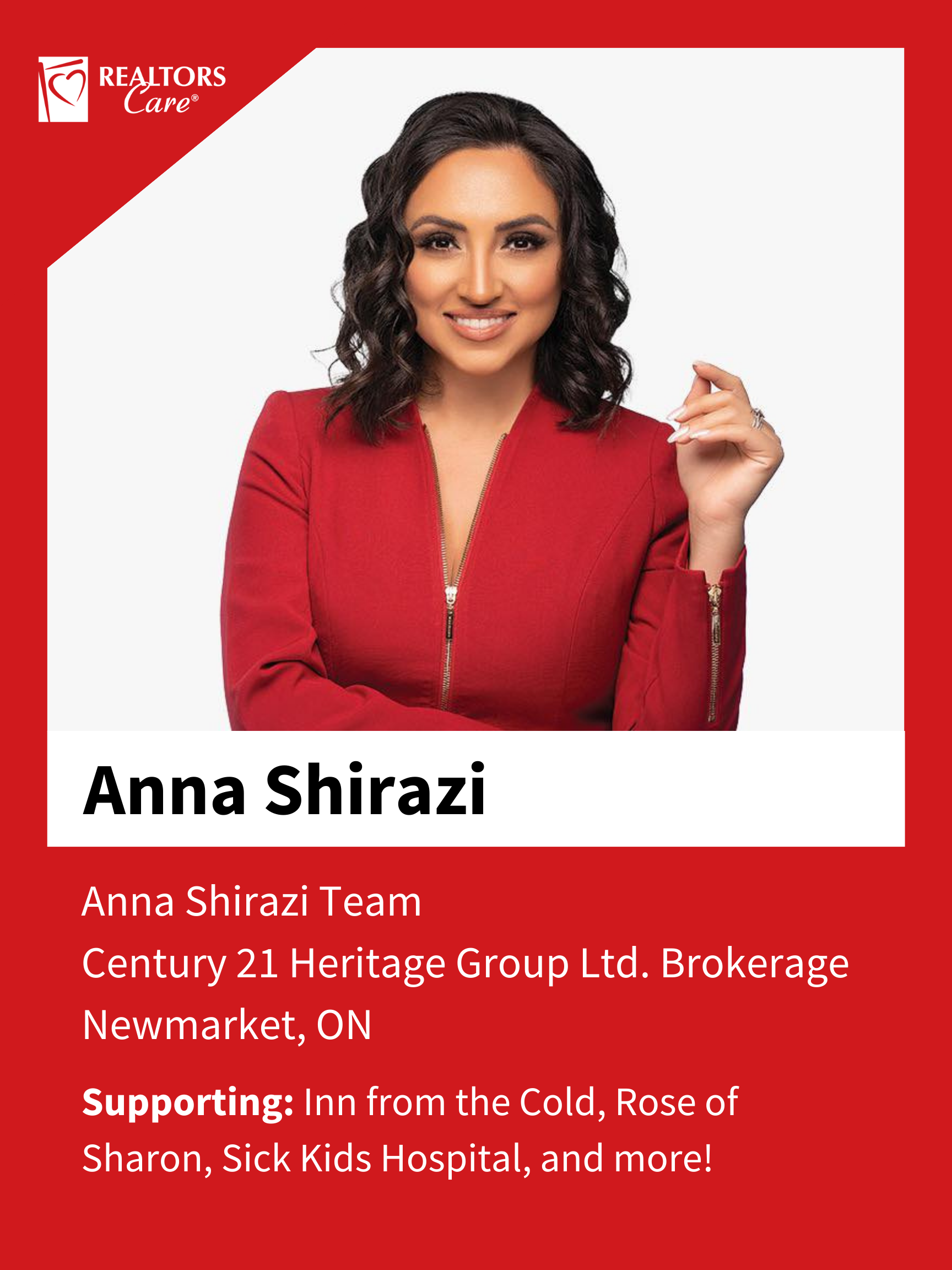 Anna Shirazi
Newmarket ON