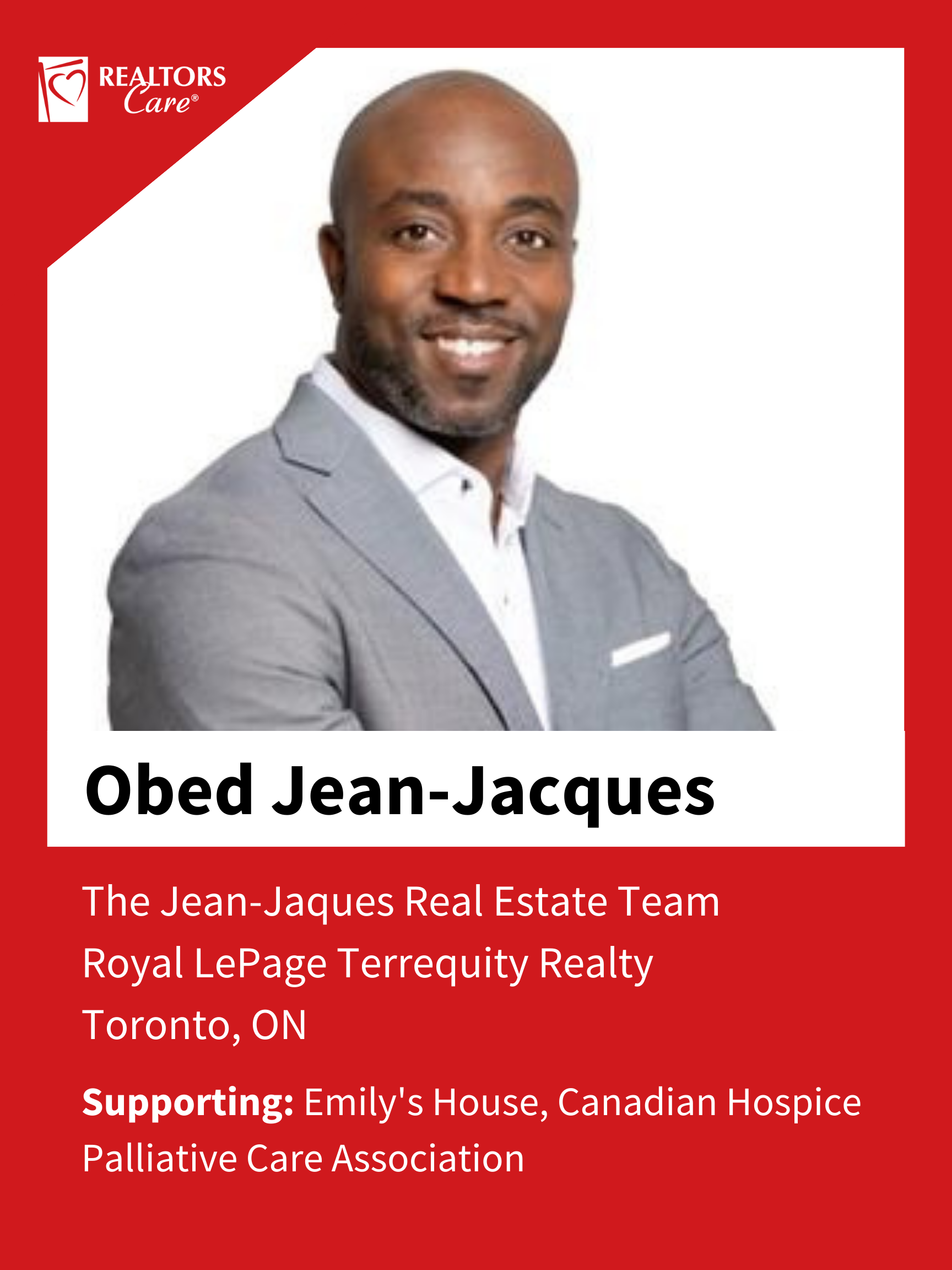 Obed Jean-Jacques
Toronto ON