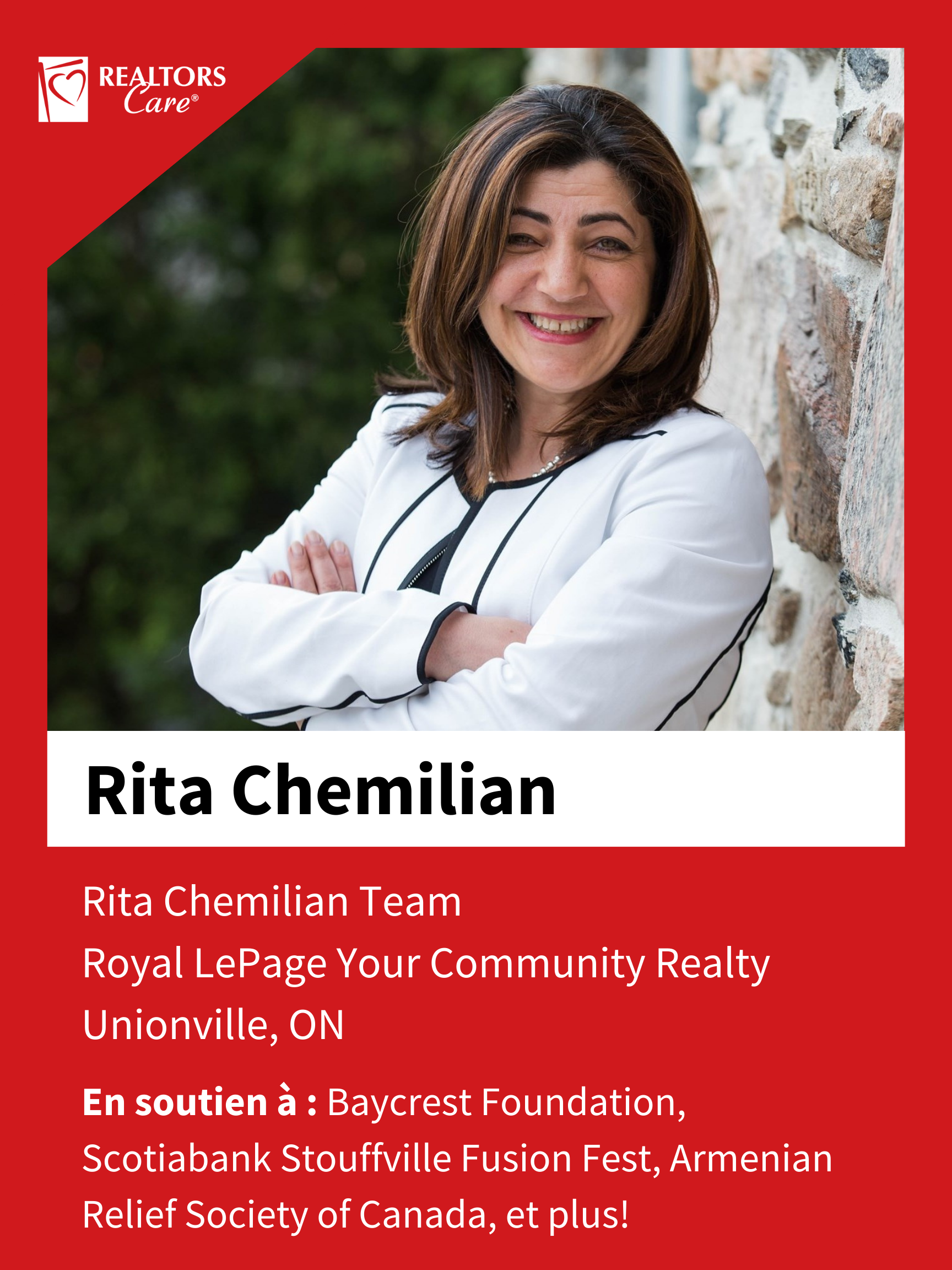 Rita Chemilian
Unionville ON