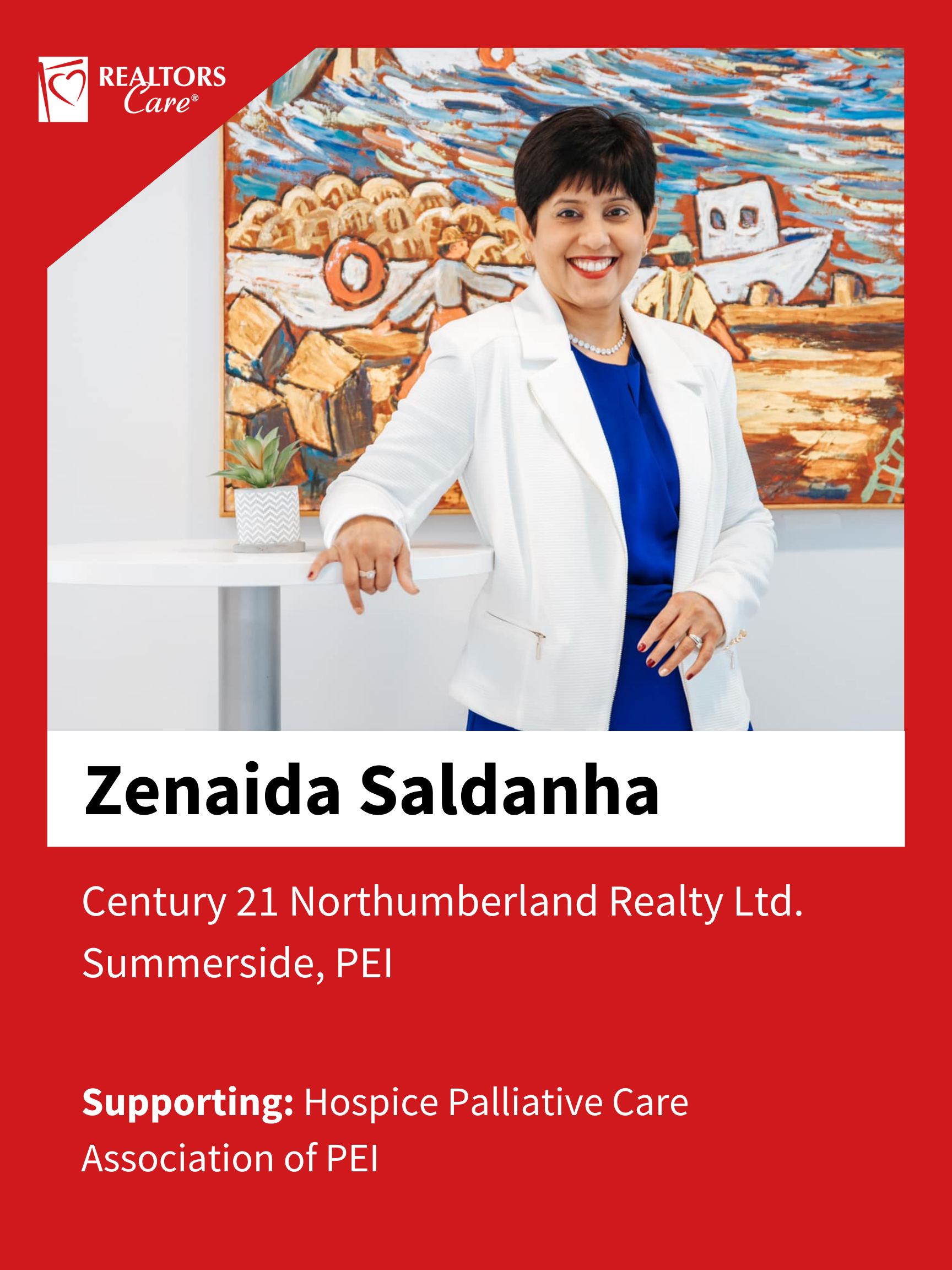 Zenaida Saldanha
Summerside PEI